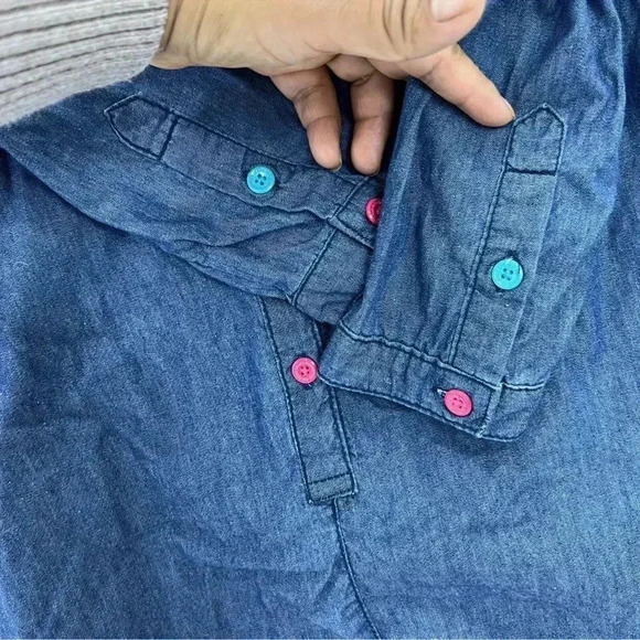 True Religion Junior DENIM DRESS Size Sp - Picture 4 of 9